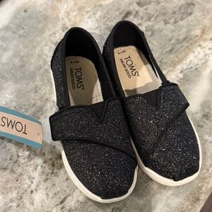 TOMS Sparkling Black Slip-Ons